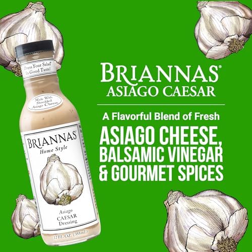 Brianna's Home Style Asiago Caesar, Salad Dressing, Gluten Free, Nut Free, Vegetarian, Low Sugar, 355ml