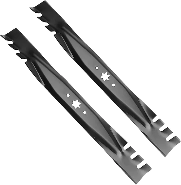 942-04308-X Mower Blade Replace 942-04308 942-0616 742-0616 942-04126, for Cub Cadet RZT XT1 XT2 LTX RZT, for MTD T1100 T1200 for Troy Bilt TB42 Mustang Z42 742-04312, 42-inch Cutting Decks 2 PCS