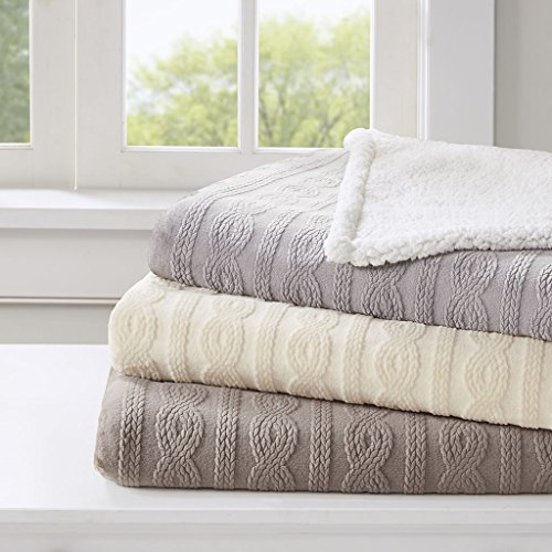 E&E Co LTD Peluche Hayes para Bereber Manta Gris 50 x 60 