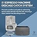 S I Espresso Machine Descale Catch System with Adjustable Drainage Tubing - Compatible with Gaggia Accademia, Coffee Descaler and Cleaner Container, Mess-Free Coffee Maker Espresso Descaling Solution