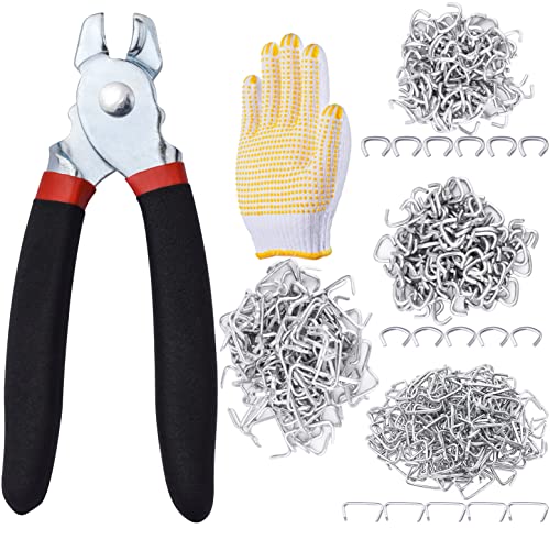 Hog Ring Pliers with 483Pcs 3/4