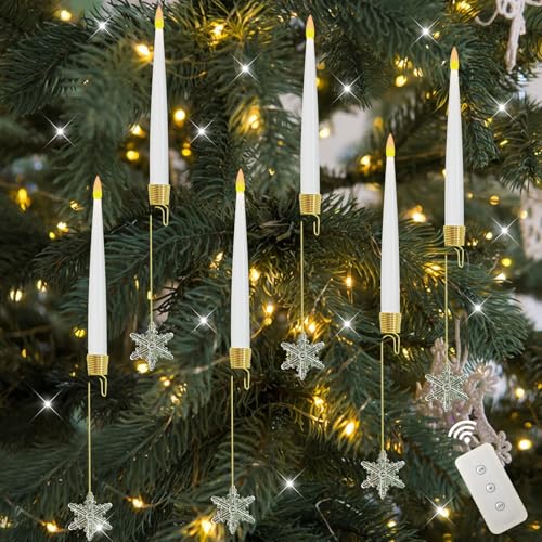 Nexoria Bougies LED Sans Fil pour Sapin de Noël