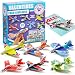 JOYIN 28 Pack Valentines Day Gifts Cards for Kids with Foam Airplanes Valentine Classroom Exchange Party Favor Toy