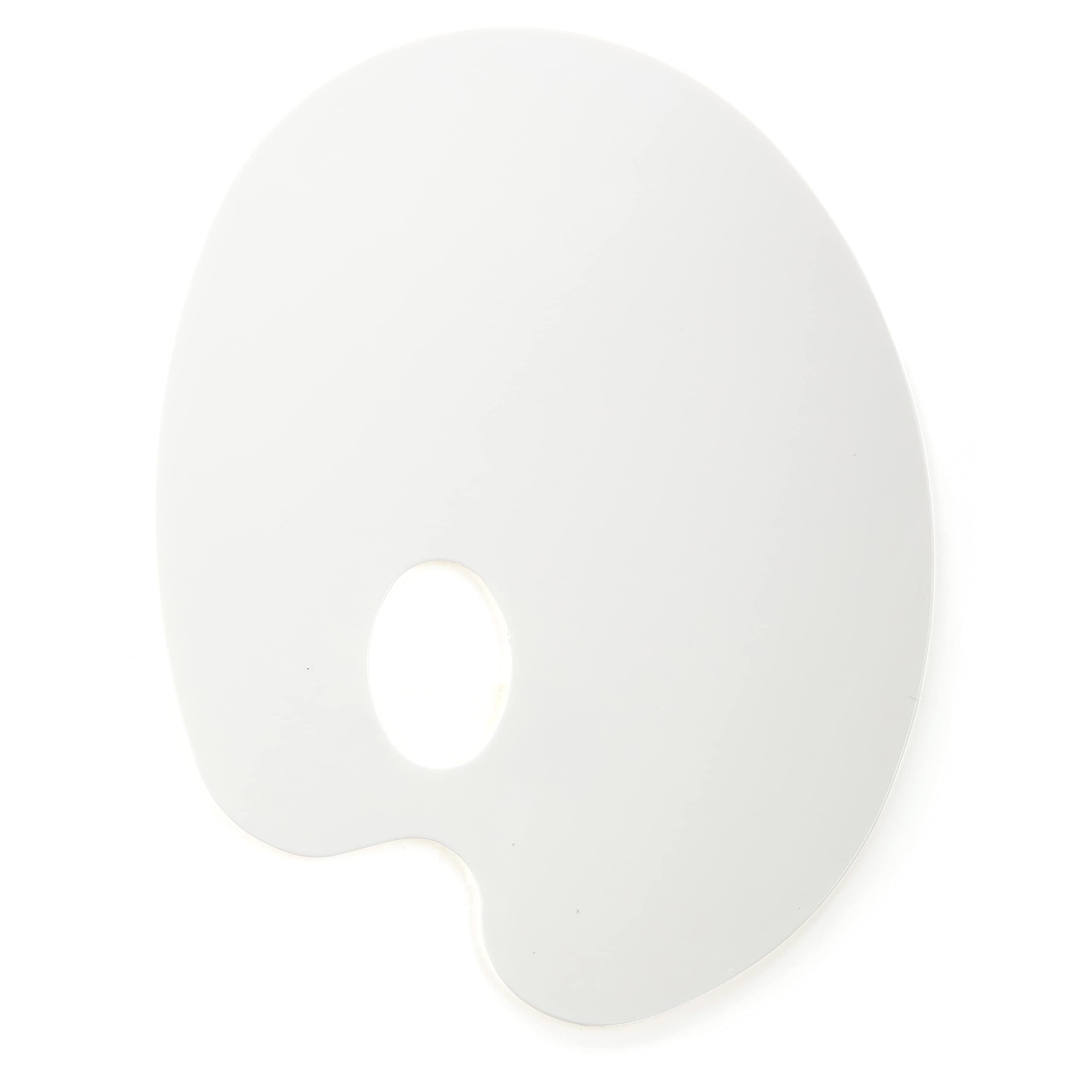 Pébéo White Oval-Shaped Paint Palette