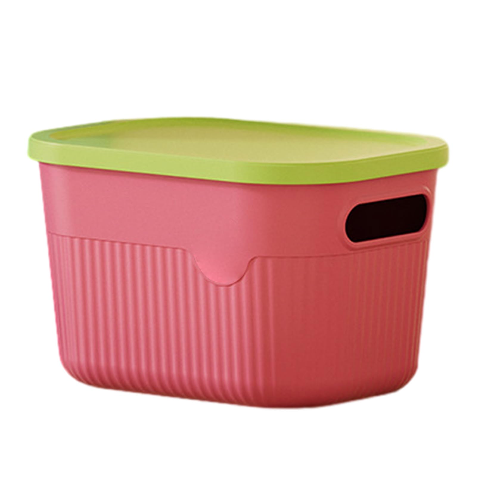 Glifora Storage Box with Handle and Lid - Organiser, Space Saving Stackable Container for Kitchen, Bedroom and Dormitory