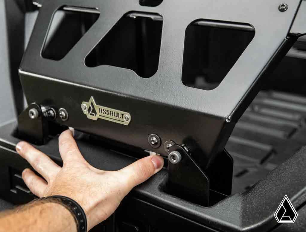 SuperATV Assault Industries Adventure Rack for Polaris RZR PRO XP/Turbo R/Pro R - Holds up to a 32â€ Wheel and Tire