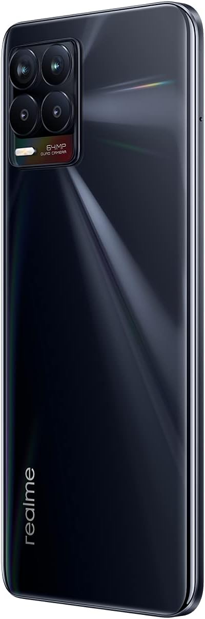 realme 8 Dual-SIM 128GB ROM + 8GB RAM (GSM only | No CDMA) Factory Unlocked 4G/LTE Smartphone (Cyber Black) - International Version