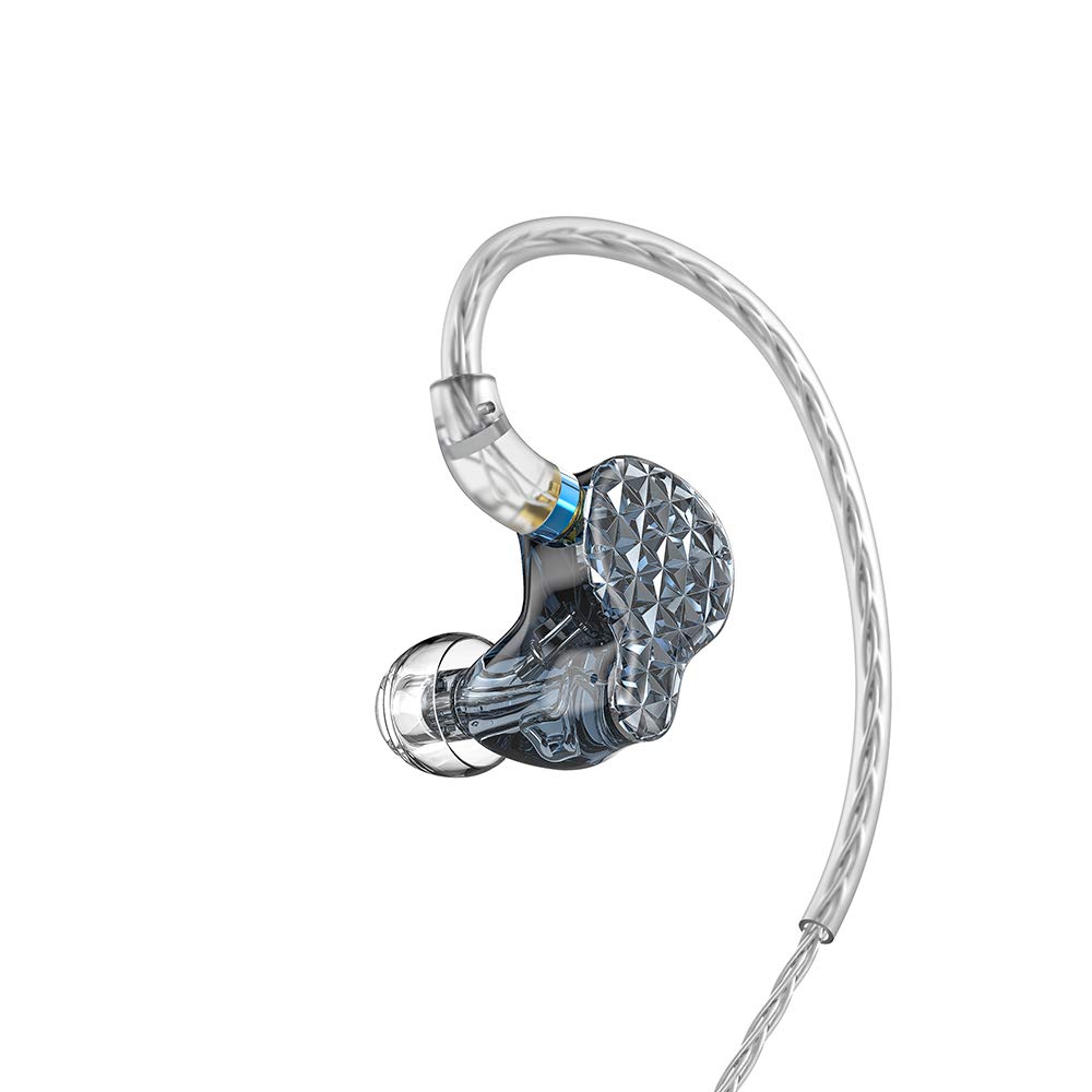 FIIO FA9 Écouteurs Intra-Auriculaires filaires Haute résolution 6BA MMCX pour Smartphone/PC/Ordinateur Portable/Tablette (Noir)