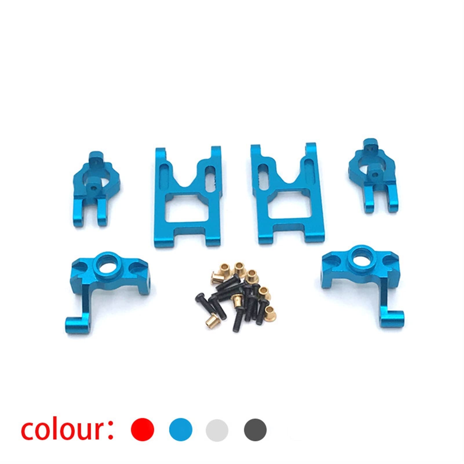 Części zamienne Części do samochodów RC Ramię C, do siedzenia, części modelu pojazdu do kierownicy, do, do WLtoys, 12427 12428 AB 12423 Zdalny amortyzator samochodowy(Gray)