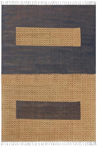 Tapis Kilim bohème grand format coton lavable salon 1,8x2,7m - 2