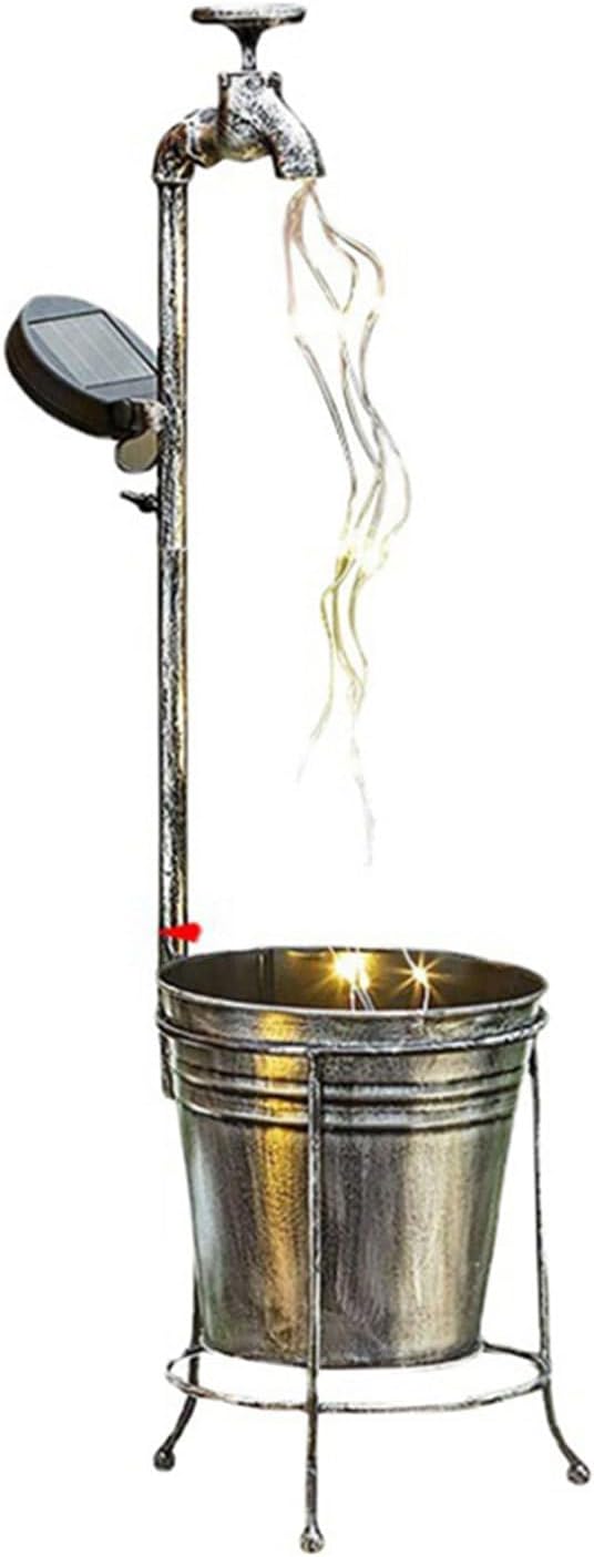 FRCOLOR Solar Watering Can Lights Outdoor Garden Decor Solar Powered Pathway Figurine Lamp for Patio Lawn Yard