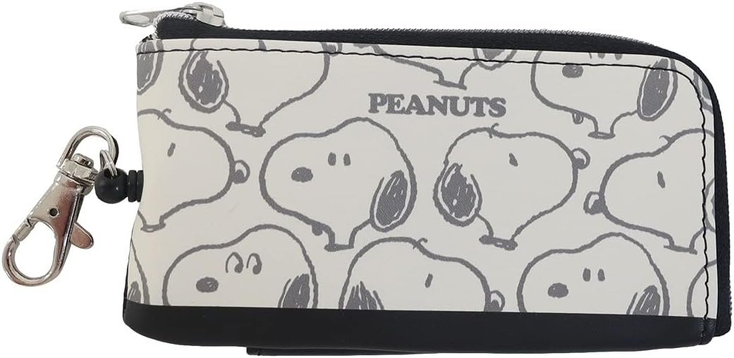 リール付き 横型 ランドセルキーケース 伸びる キーケース スヌーピー フェイス ピーナッツ Kecamatankeluang Com