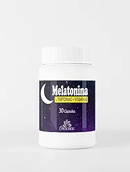 Melatonina com L-Triptofano + Magnésio, Vitamina B6 e Ácido Fólico | O Benessere Nutrition | 30 Cápsulas | Uso Noturno