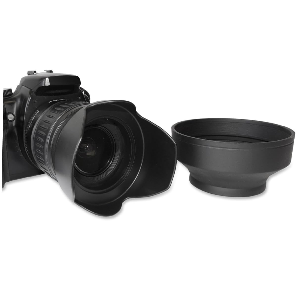 DOITOOL 3 Pezzi 58mm Paraluce Per Obiettivo Della Fotocamera Petal Flower Gomma Abs Plastica Obiettivo Prevenzione Dei Riflessi Per Una Facile Installazione Con Montaggio A Vite