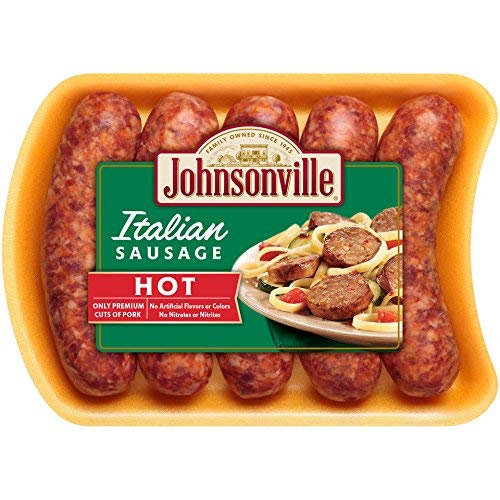 Johnsonville, Hot Italian Sausage, 19 oz