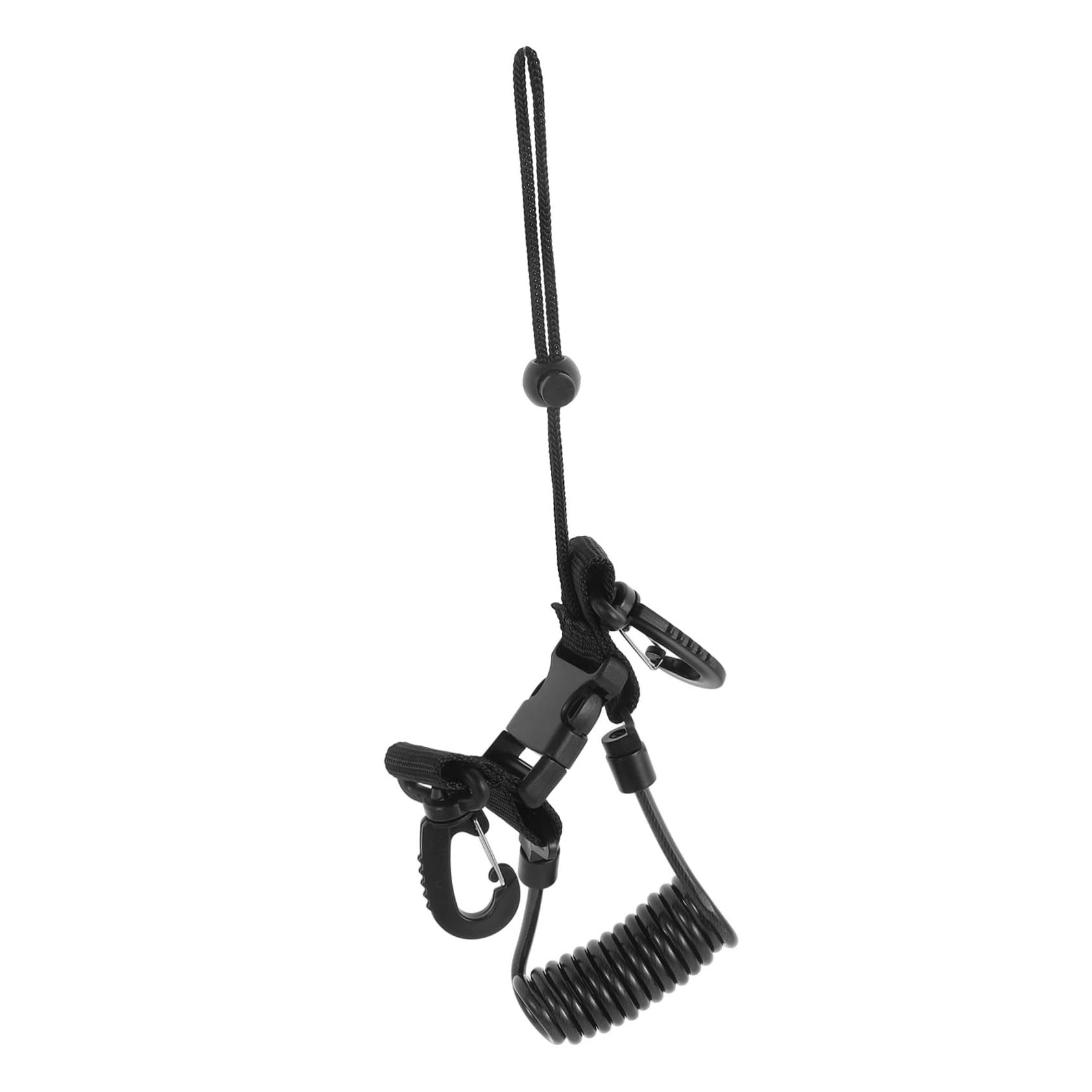 NULYLU Adjustable Scuba Diving Lanyard with Diving Hook Rope for Secure Camera Attachment Underwater Gear