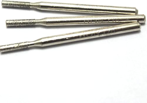 Vista 18 de Tm - 30 brocas de diamante para rebabas de cristal para herramientas rotativas Dremel Craftsman de 1/8 pulgadas con punta de caja