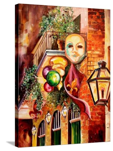 ART.COM Stretched Canvas Print Mardi Gras Night by Diane Millsap, 24" x 32"