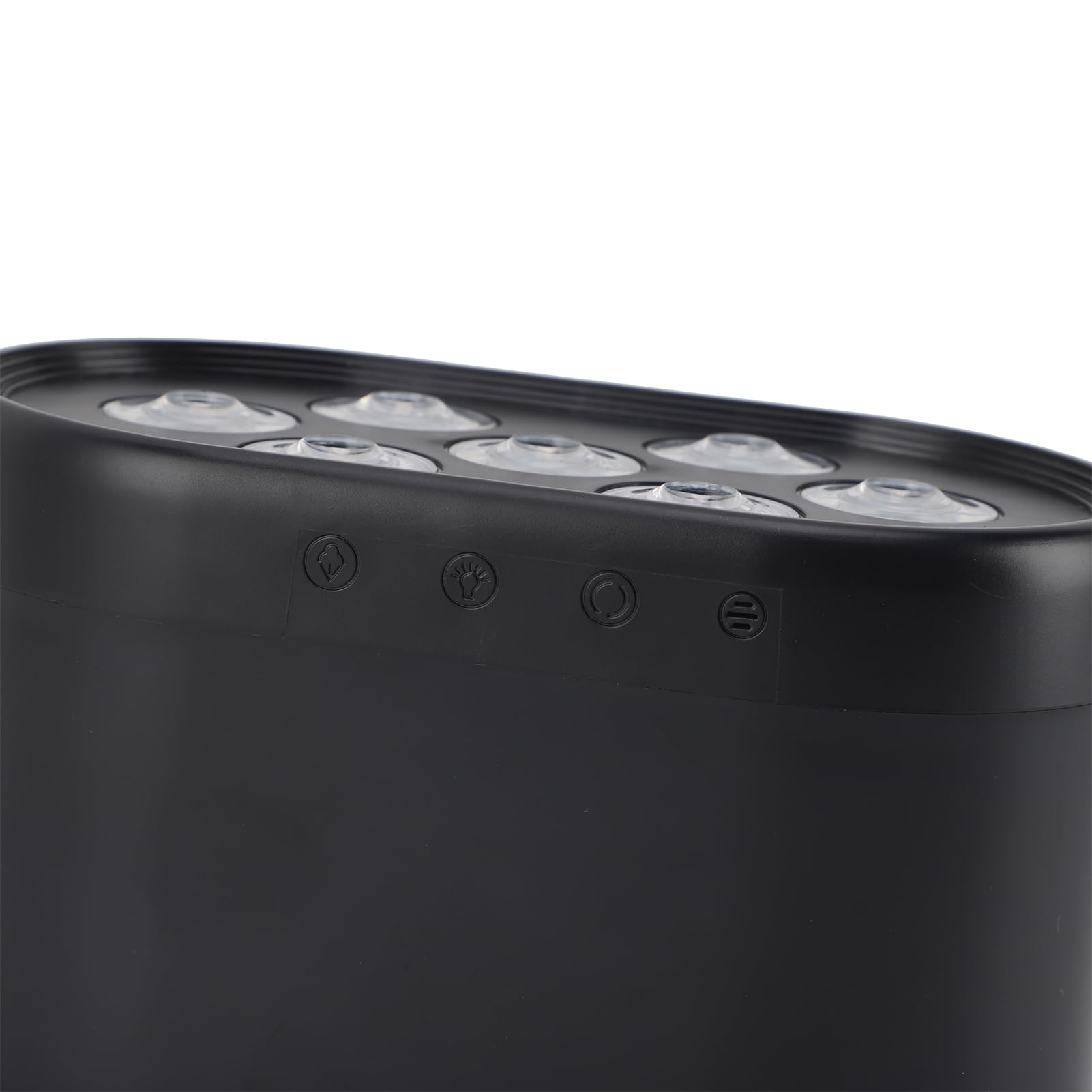 Asixxsix Umidificatore Multifunziole con Diffusore di Oli Essenziali con Effica di Luce Dinamici, Timer e Regolazione della Temperatura Spegnimento Automatico Macchine per Aromaterapia (BLACK)