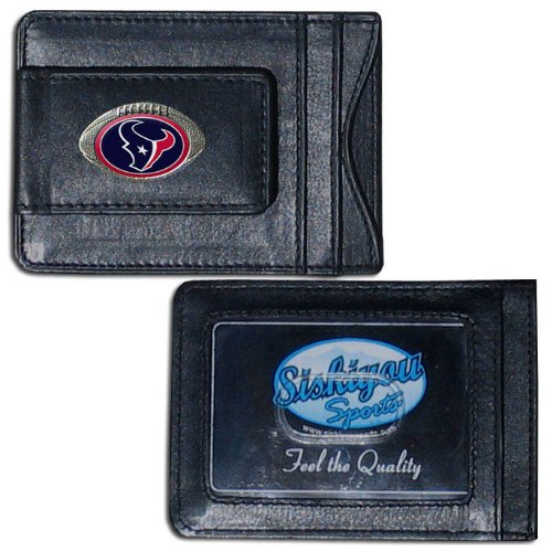 Image of NFL Leather Money Clip Cardholder