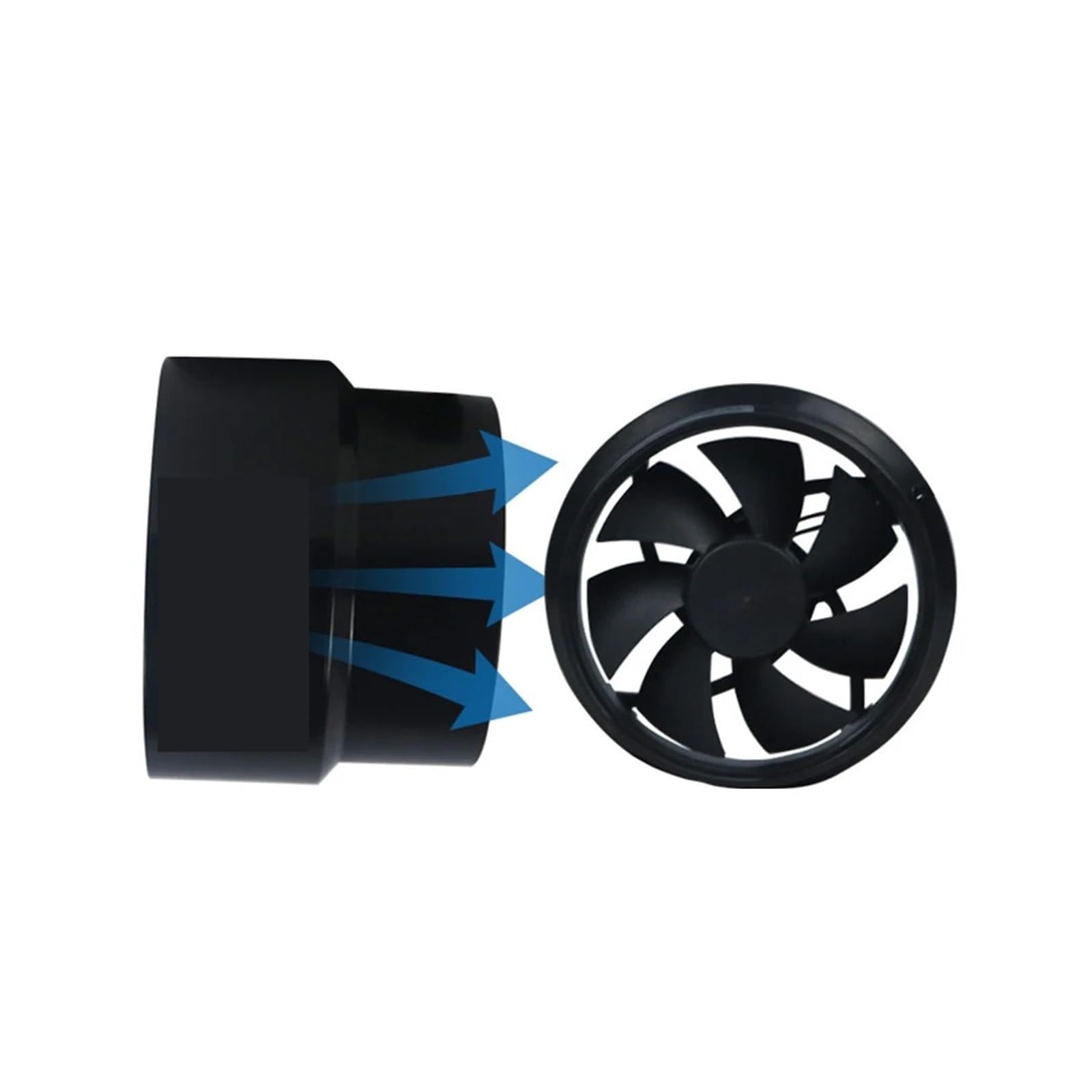 Mocny Wentylator Wyciągowy 12 V, 100 Mm-110 Mm Do Użytku Domowego I Zewnętrznego, Zasilany Panelem Słonecznym V/zasilaczem OszczęDza Energię(Air outlet)