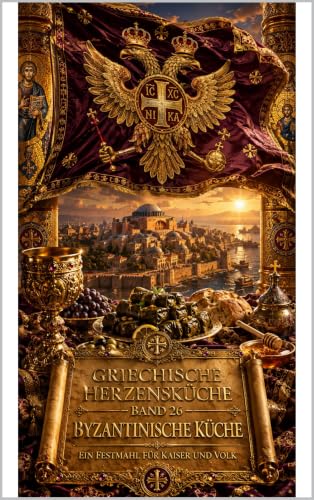 Griechische Herzensküche – Band 26: Byzantinische Küche – Ein Festmahl für Kaiser und Volk: 39 authentische Rezepte aus dem Byzantinischen Reich – Von ... Taverne – Mit Geschichten (German Edition)