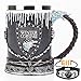 gujiu Game of Thrones Boccale di Birra, Bicchiere Medievale Vintage, Arte rinascita Acciaio Inox Birra/caffè/Bevanda Tazza 500-600ml (Capacity : 600ml)