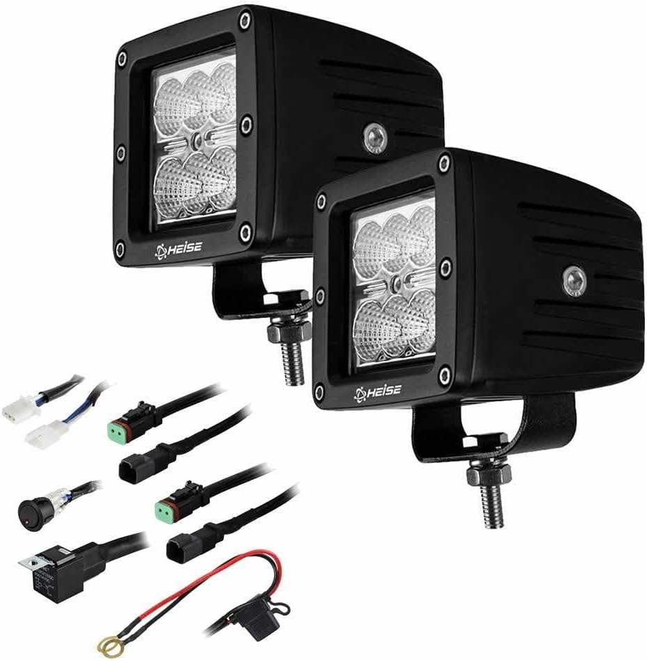 Heise - 3 Inch 6 LED Cube 2 Light Kit (HE-CL32PK)
