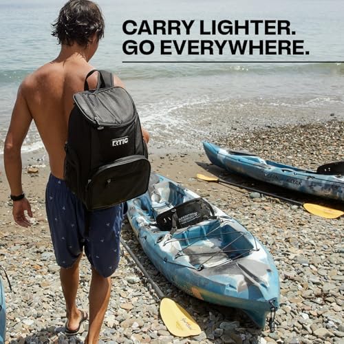 RTIC 15-Can Lightweight Backpack Cooler, Smoke — view 7