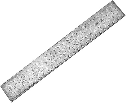 60HRC Full Hard Damascus Steel 10Cr15CoMov+9Cr18MoV, Handmade Stainless Steel Damascus Billet Blade Blank DIY Knife for Making Scissors and Knives 300x50x4mm,A