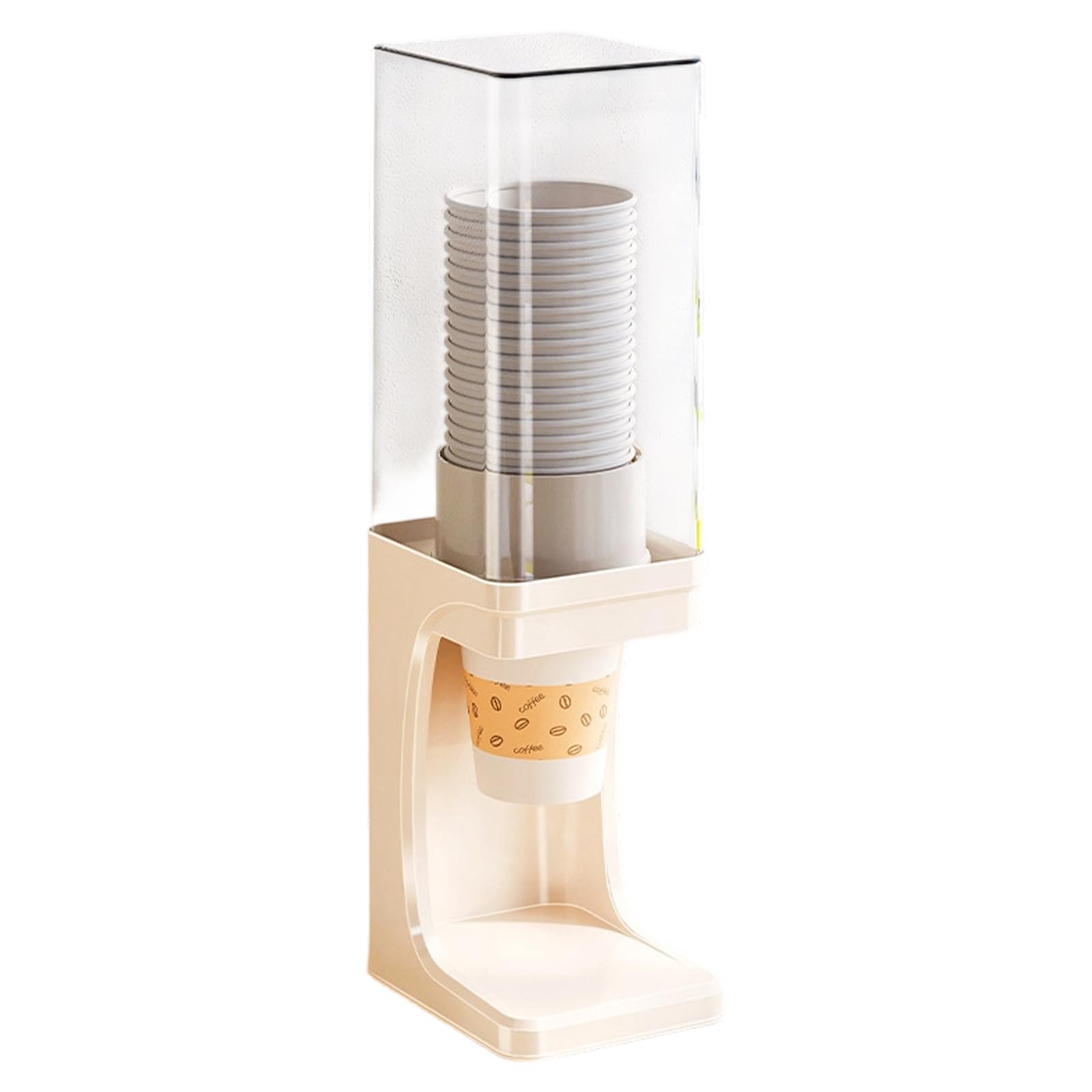 Kaeltsyn Wall Mounted Cup Holder Without Tool Installation Sturdy ABS PET PP Frame Portable Designs for Any Room Wall Mounted Cup Planner