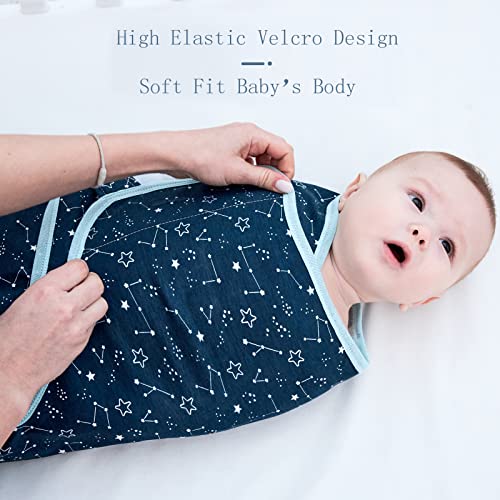 Image of insular Baby Swaddle Wrap, Swaddle Blanket for Newborn and Infant, Adjustable Swaddling Set for Boy and Girl, Soft Cotton Baby Sleep Sack 3 Pack, Forest, Small(0-3 Month)