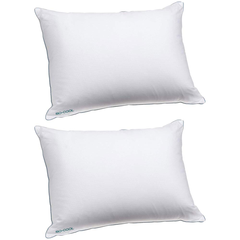 SleepBetter Isotonic Iso-Cool Traditional Polyester Pillow with Outlast Cover Standard (31374521488) 2 Pack