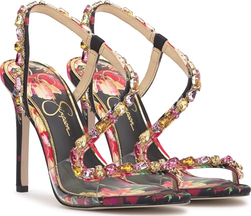Image of Jessica Simpson Jaycin Embellished Heeled Sandals