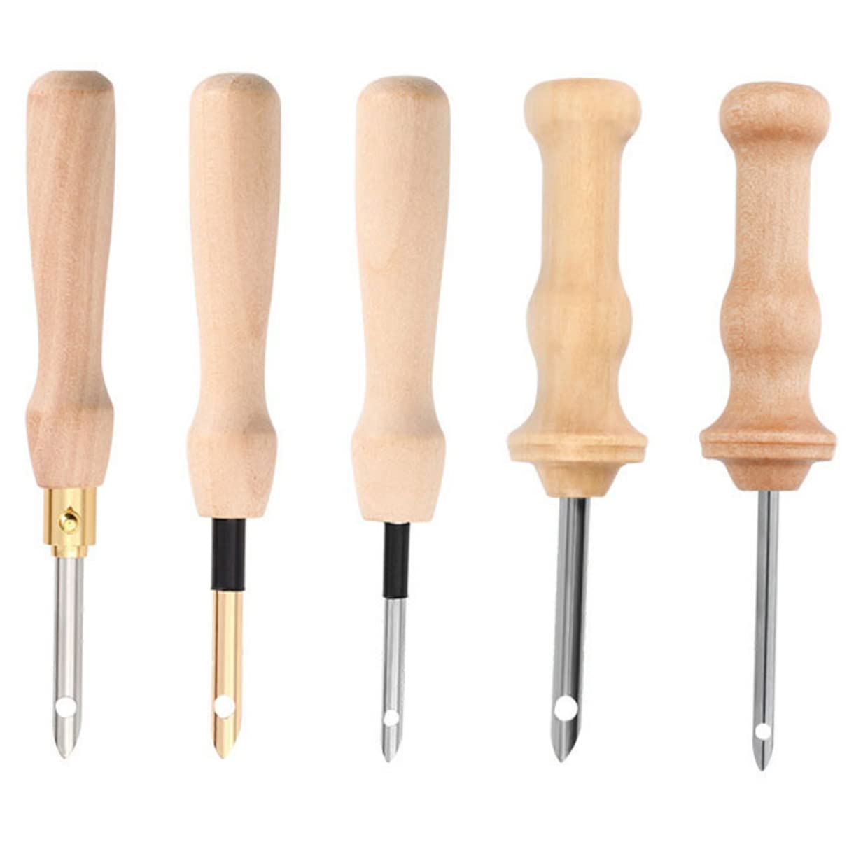 Tofficu 15pièces Outils De Broderie à Poinçonner Avec Poignée Pour Aiguilles Punch Needle Pour Broderie Accessoires De Couture