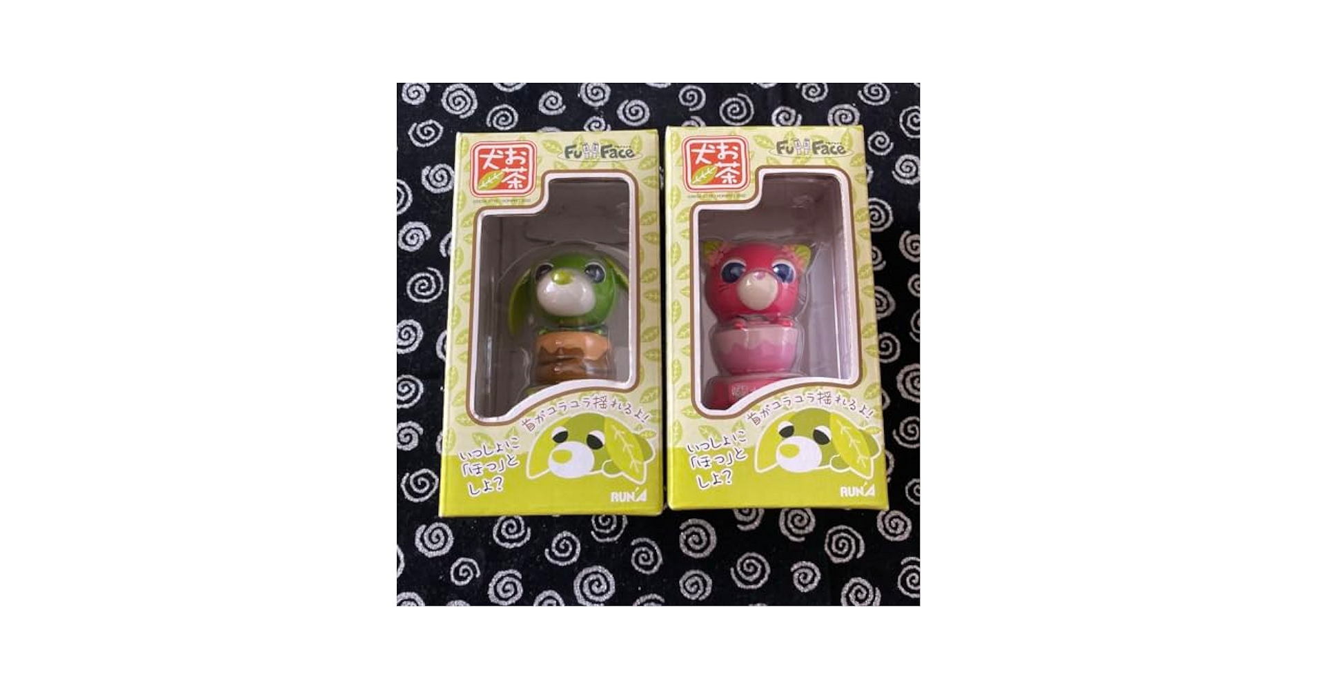 レア‼︎未開封‼︎お茶犬/リョク＆サクラ/ボビンヘッド首振り人形/フィギュア Amazon | お茶犬 リョク サクラ ボビンヘッド 首振り人形