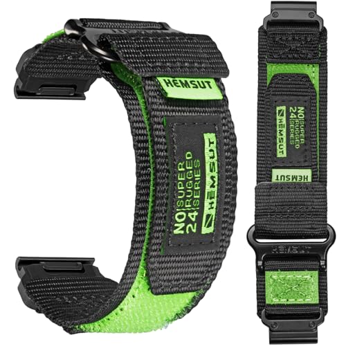 Image of Torbollo Garmin Belt Garmin Bands for Fēnix, Instinct, Vivoactive /Approach /MARQ /Quatix /D2, Forerunner, Enduro Series, Upgraded Connector Garmin Quick Fit ver 20 /22 /26mm
