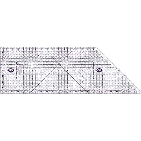 Marti Michell 8 x 24-inch My Favorite Mitering Ruler, Purple Cover