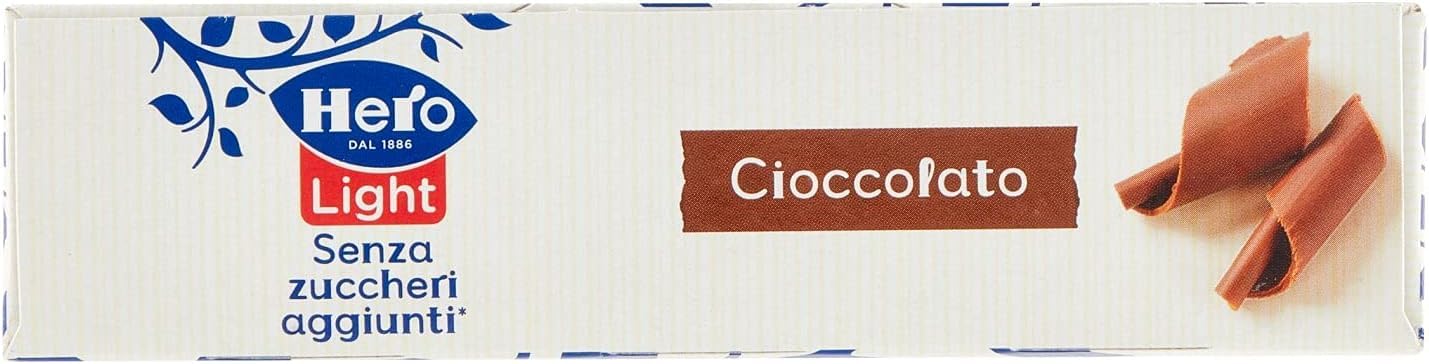 Hero Light Barretta ai Cereali con Cioccolato a Latte Senza Zuccheri Aggiunti 120g