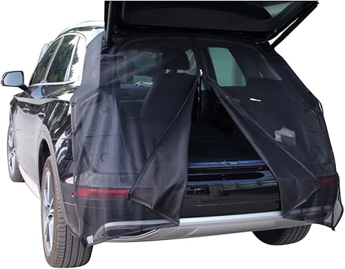 Ruberpig Parasol para puerta trasera de automóvil para SUV, malla transpirable para parabrisas trasero, cubierta de puerta del maletero, mosquitera,