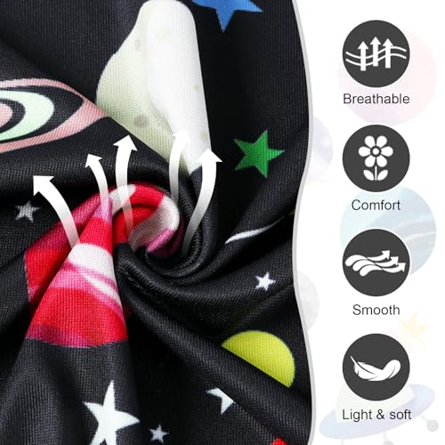 HenzWorld Little Girls Nightgown Short Flutter Sleeve Pajamas Unicorn Butterfly Nightdress Sleepwear Kids Nighties 3-10 Years4