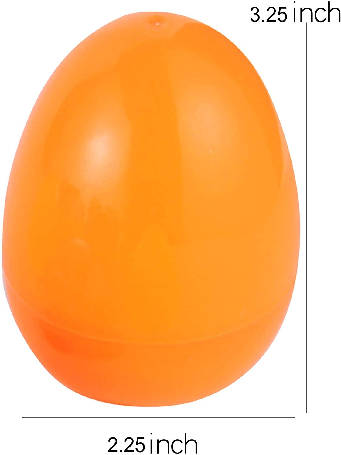 JOYIN 48 œufs de Pâques géants pré-remplis avec jouets, 3,25 pouces pour paniers de Pâques