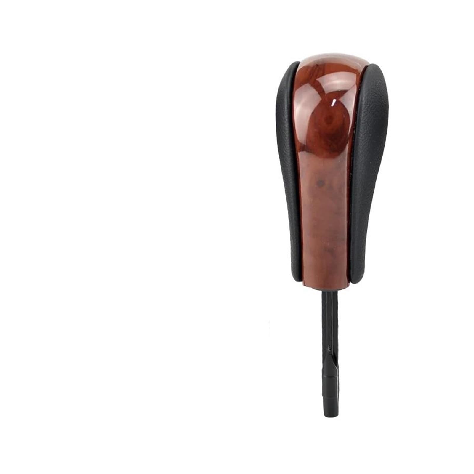 AHRPKAMERD Gear Shift Knob 1PCS for E39 E46 E53 E60 E61 E63 E64 E81 E82 E87 E90 E91 E92 E93 E83 Automatic Car Gear Shift Knob Shift knob(Wood-Short)
