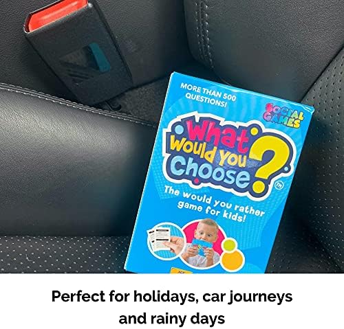 The Social Store What Would You Choose? Would You Rather | Kids & Family Card Quiz Game | Fun Questions for Children & Families | Suitable For Boys & Girls 5+ Years Old to Adult | Stocking Filler