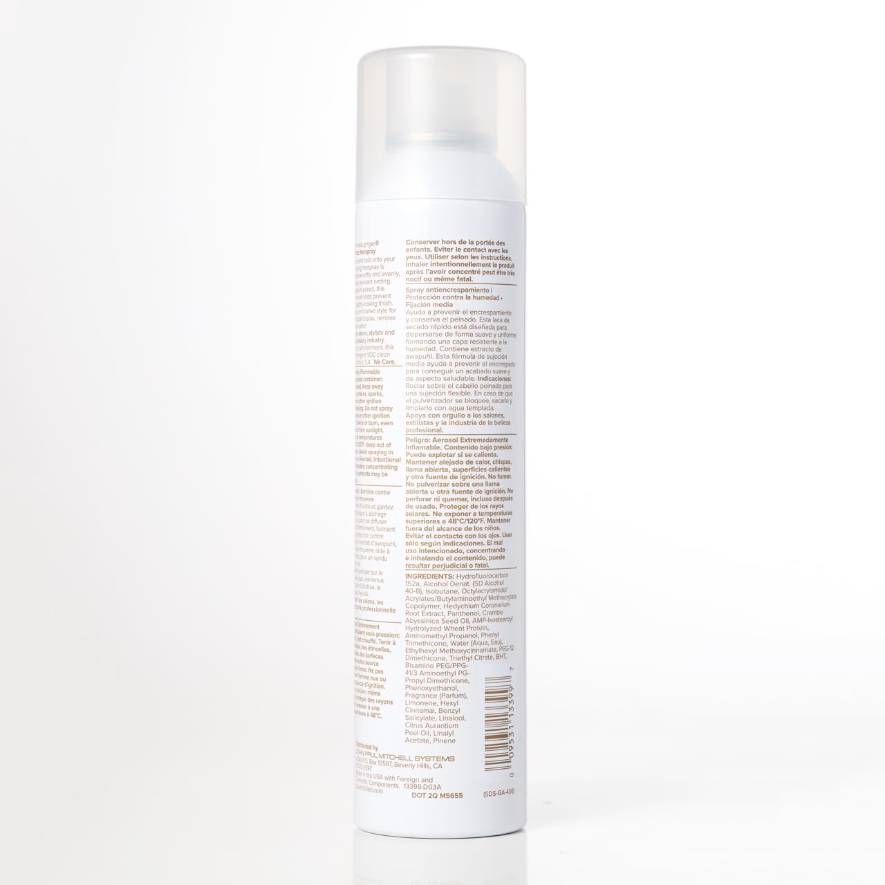 Awapuhi Wild Ginger by Paul Mitchell Anti-Frizz Hairspray, Humidity Shield, Medium Hold, For All Hair Types , 9.1 oz.