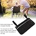 BestAlice Wheelchair Side Bag, Wheelchair Side Storage Bag, Wheelchair Accessories Armrest Organizers Pouch, Waterproof Multi Pocket Design Wheelchair Bag for Outdoor Mobile Chair(Black)