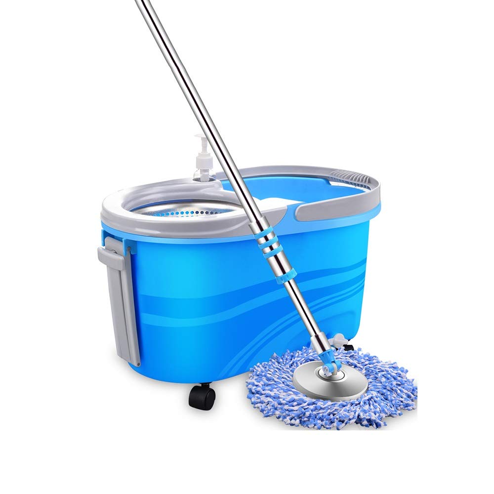 Buy XSJJ Spin Mop Spin Mop, Stainless Steel Spin Mop Bucket System with