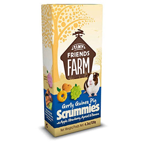 Tiny Friends Farm Supreme - Croquettes Cochon d'Inde Pomme Fraise friandise équilibré santé 120 g