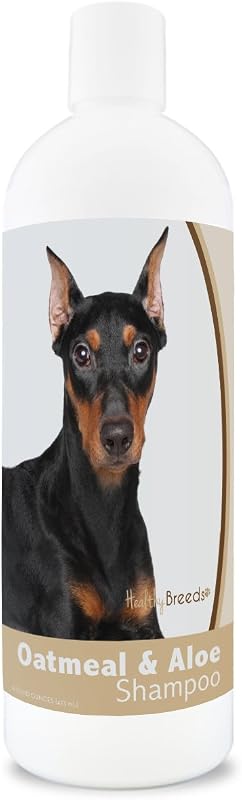 Shampoo de Aveia e Aloe para Cães Healthy Breeds German Pinscher, 480 mL