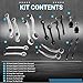 Rockplanet Front Upper and Lower Control Arm Compatible With Audi 2011 A4 A5 S4 Q5 Suspension Control Arm Kit, Sway Bar Link Front, Ball Joints, Inner and Outer Tie Rod Ends